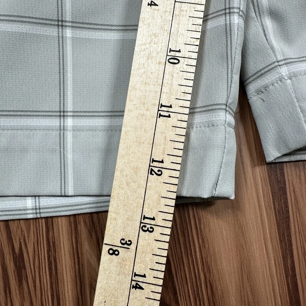 Nike Golf Performance Shorts Mens Size 36 Gray-Tan Plaid 12.5